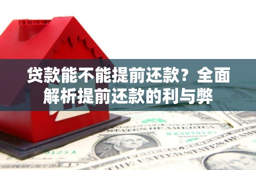 永德贷款能不能提前还款？全面解析提前还款的利与弊
