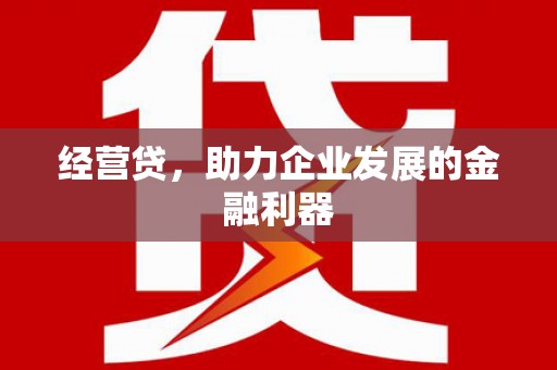 永德经营贷，助力企业发展的金融利器