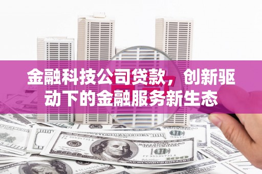 永德金融科技公司贷款，创新驱动下的金融服务新生态