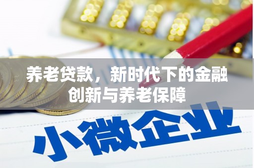 永德养老贷款，新时代下的金融创新与养老保障