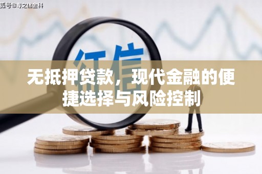 永德无抵押贷款，现代金融的便捷选择与风险控制