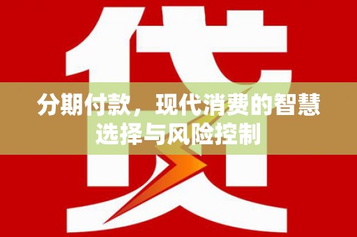 永德分期付款，现代消费的智慧选择与风险控制