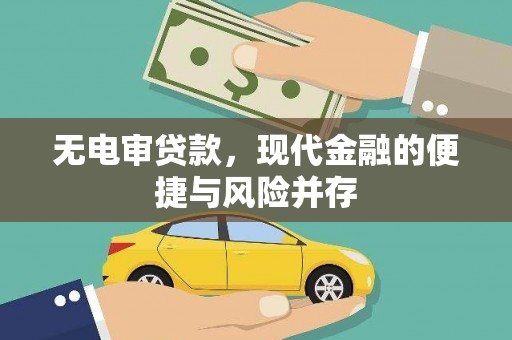 永德无电审贷款，现代金融的便捷与风险并存