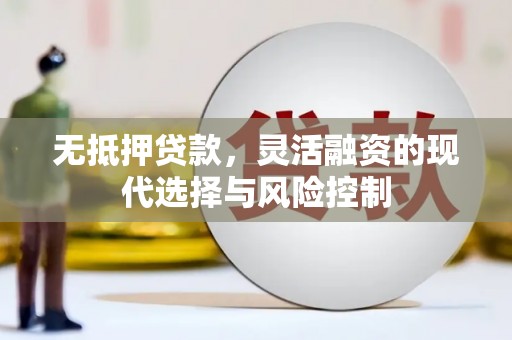 永德无抵押贷款，灵活融资的现代选择与风险控制