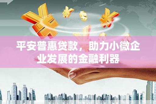 永德平安普惠贷款，助力小微企业发展的金融利器