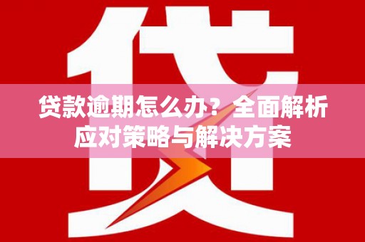 永德贷款逾期怎么办？全面解析应对策略与解决方案