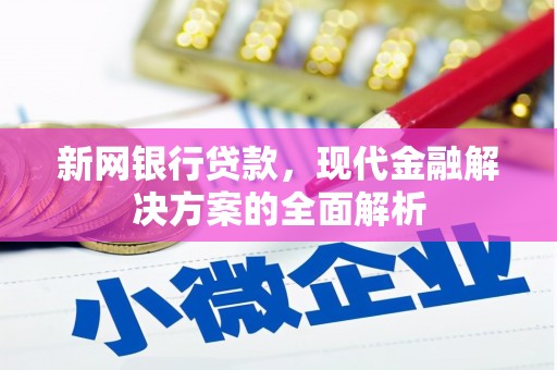 永德新网银行贷款，现代金融解决方案的全面解析