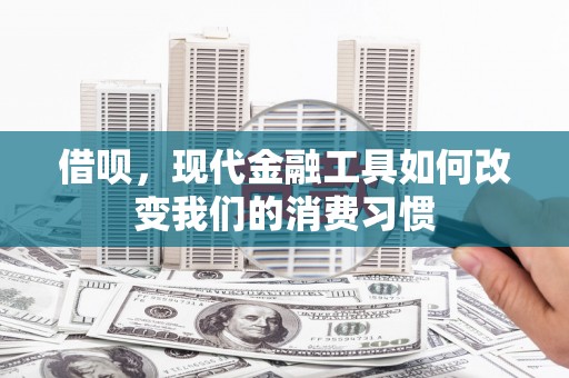 永德借呗，现代金融工具如何改变我们的消费习惯