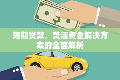 永德短期贷款，灵活资金解决方案的全面解析