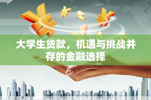 永德大学生贷款，机遇与挑战并存的金融选择