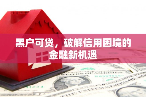 永德黑户可贷，破解信用困境的金融新机遇