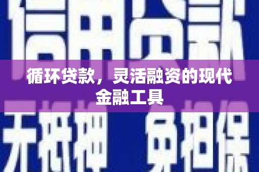 永德循环贷款，灵活融资的现代金融工具