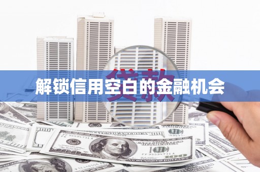 永德解锁信用空白的金融机会