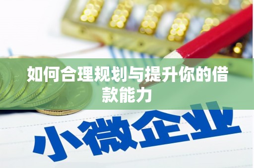 永德如何合理规划与提升你的借款能力